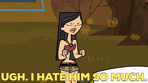 Girl Saying Ugh I Hate Him