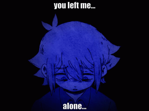Girl Saying You Left Me... Alone GIF