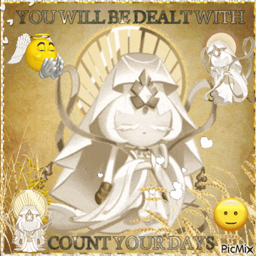 Girl Saying You Will Be Dealt With Count Your Days GIF