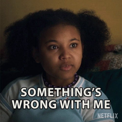 Girl Says Something's Wrong With Me Sitting on Couch