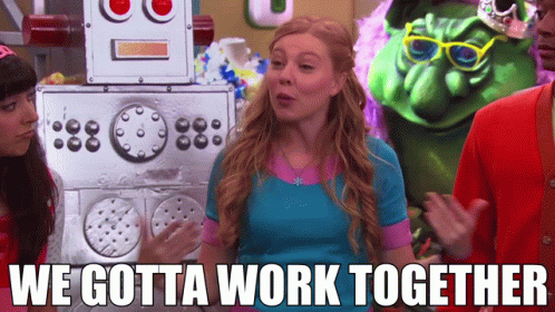 Girl Says We're Getting The Band Work Back Together GIF