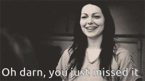 Girl Says You Missed It GIF