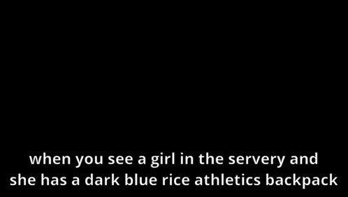 Girl Servery Dark Blue Rice Athletics Backpack GIF