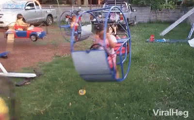 Girl Sitting on Swing Viralhog