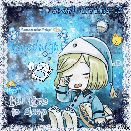 Girl Sleeping Sweet Dreams