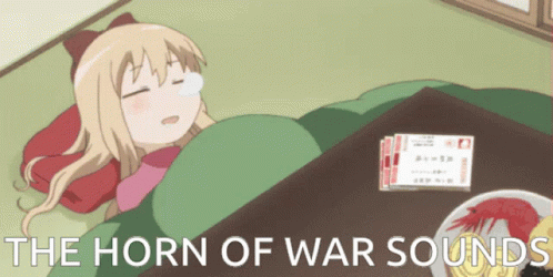 Girl Sleeping With Horn of War Sound
