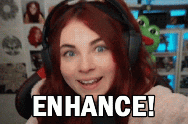 Girl Smiling Enhance  GIF
