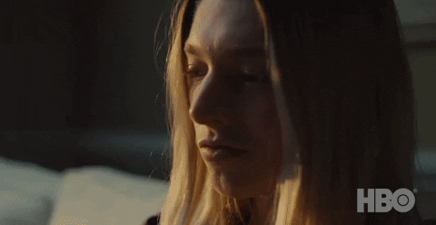 Girl Smirk Grin Reaction GIF