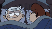 Girl Snoring Loud House Character GIF