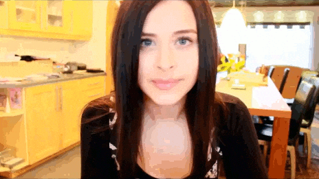 Girl Splitting Banana Meme GIF