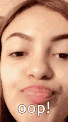 Girl Sticking Tongue Out
