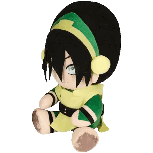 Girl Stuffed Toy with Headphones