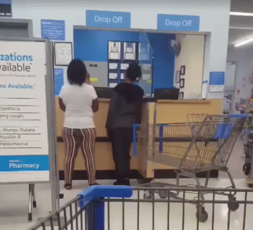 Girl Suppressing Walmart Funny GIF