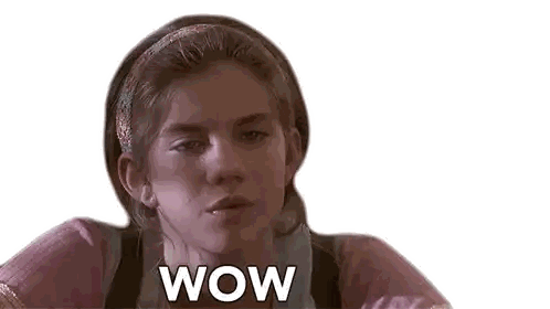 Girl Surprised Saying Wow