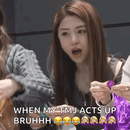 Girl Surprised When TMJ Acts Up