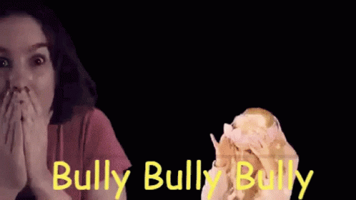 Girl Surrounded By Bully GIF