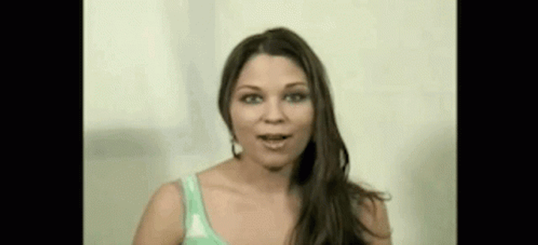 Girl Talking With Pie In The Face GIF