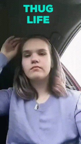 Girl Thug Life GIF