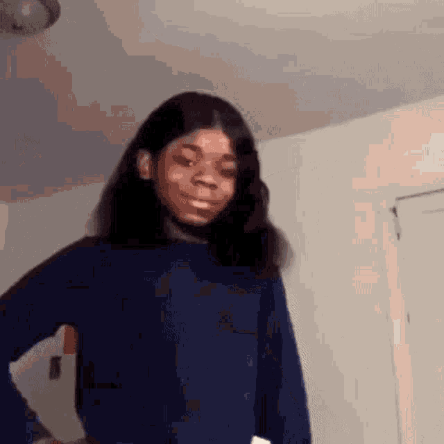 Girl Trying Not To Laugh GIF