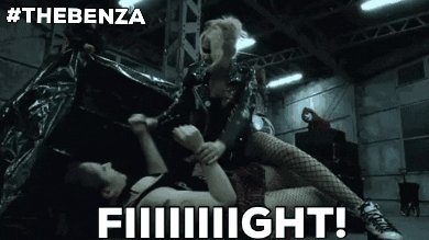 Girl Underground Fight The Benza GIF