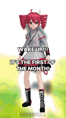 Girl Wake Up First Of Month GIF