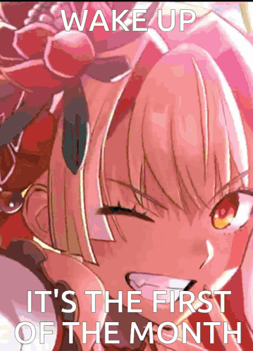 Girl Wake Up First Of Month GIF