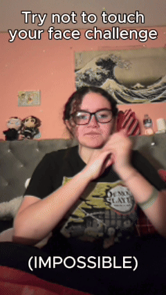 Girl Wearing Demon Slayer T-Shirt