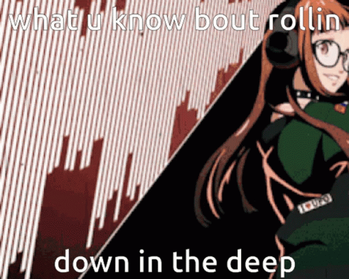 Girl Wearing Headphones Saying What U Know GIF