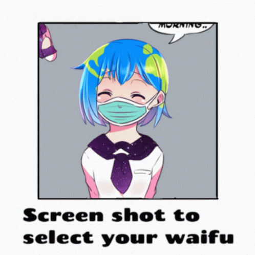 Girl Wearing Mask Select Your Waifu