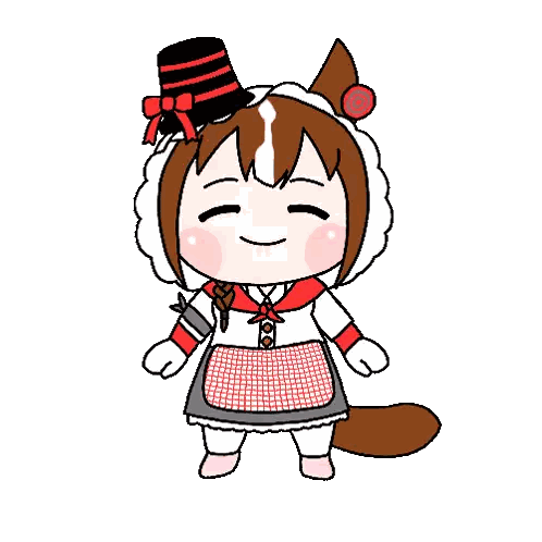 Girl Wearing Top Hat Cartoon