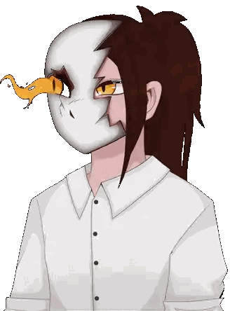 Girl Wearing White Mask