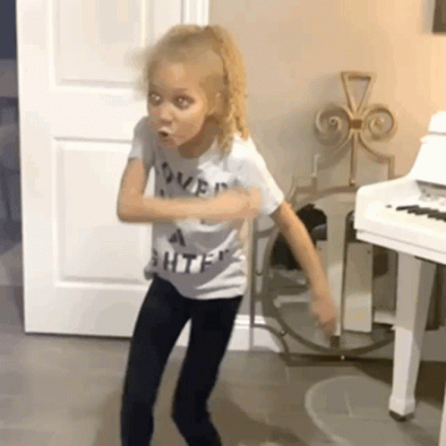 Girl Weird Dances Gaunt GIF