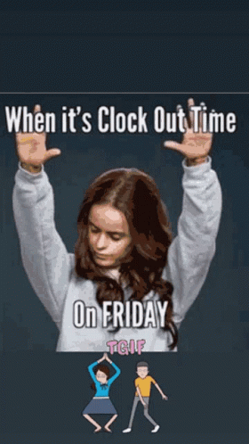 Girl With Arms In Air T GIF