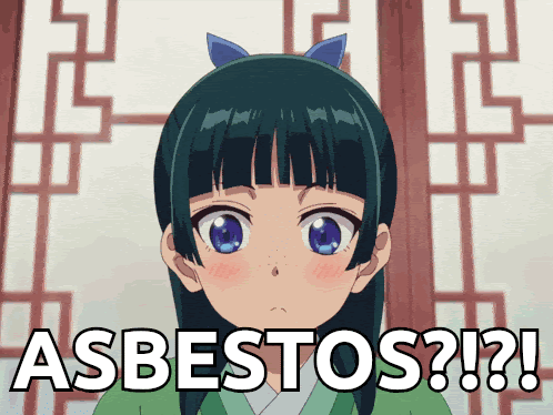 Girl With Asbestos Written on It