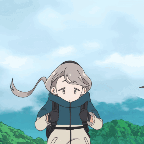 Girl with Backpack