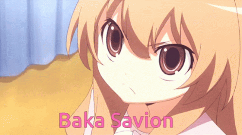 Girl with Baka Savion in Pink Letters