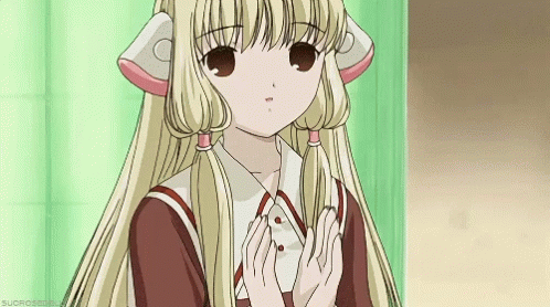 Girl With Blonde Hair And Ears GIF