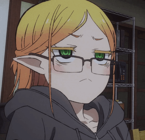 Girl with Blonde Hair and Green Eyes in Hoodie