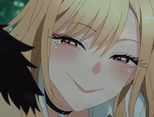 Girl With Blonde Hair and Red Eyes