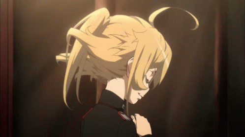 Girl With Blonde Hair in Black Shirt