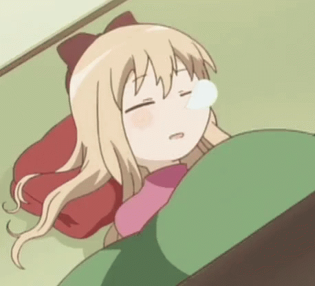 Girl with Blonde Hair Sleeping