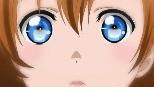 Girl With Blue Eyes and Red Hair