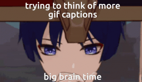 Girl with Blue Eyes Big Brain Time