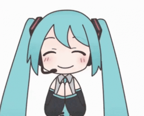 Girl With Blue Hair and Microphone on Her Head
