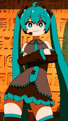 Girl With Blue Hair And Microphone GIF