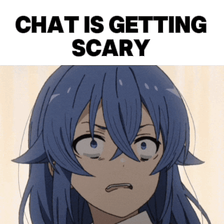 Girl With Blue Hair Chat Is Getting Scary
