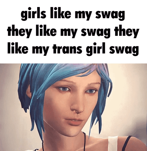 Girl With Blue Hair Says Girls Like My Swag