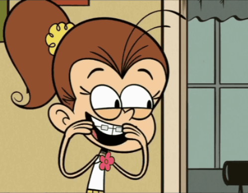 Girl with Braces Smiling