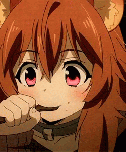 Girl with Cat Ear and Pink Eyes