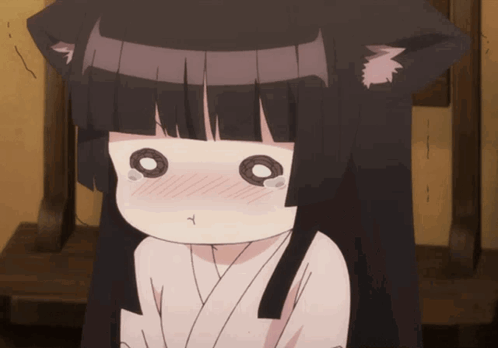 Girl with Cat Ear Headband
